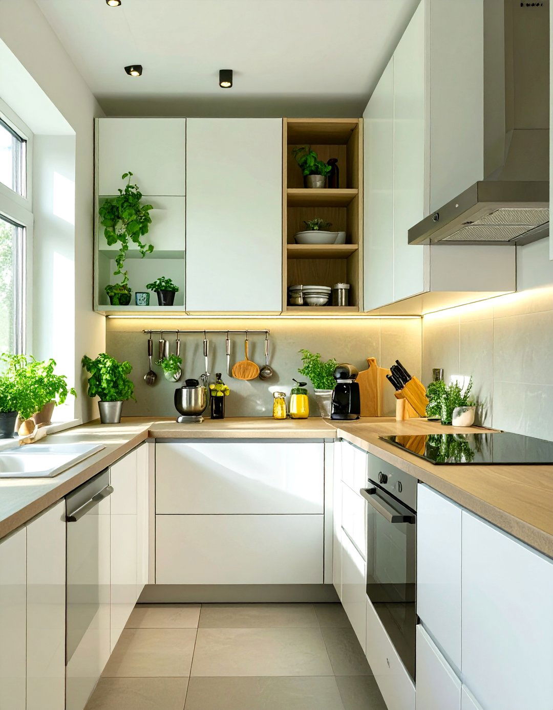 The Single Wall Kitchen Solution - 30 apartment kitchen ideas