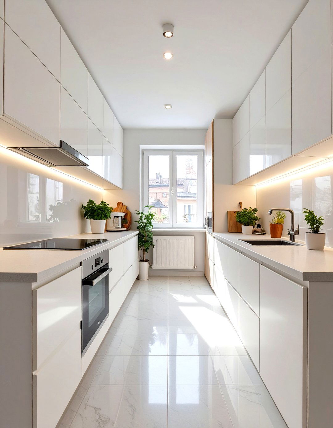 The Single Wall Kitchen Solution - 30 free online kitchen design ideas