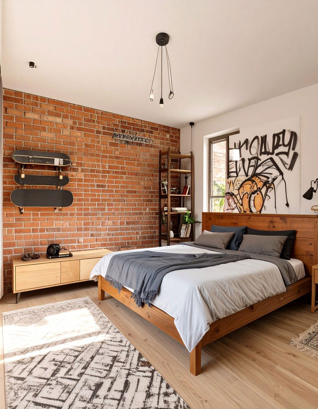 The Skateboarders Urban Park Bedroom - 30 awesome boy bedroom ideas