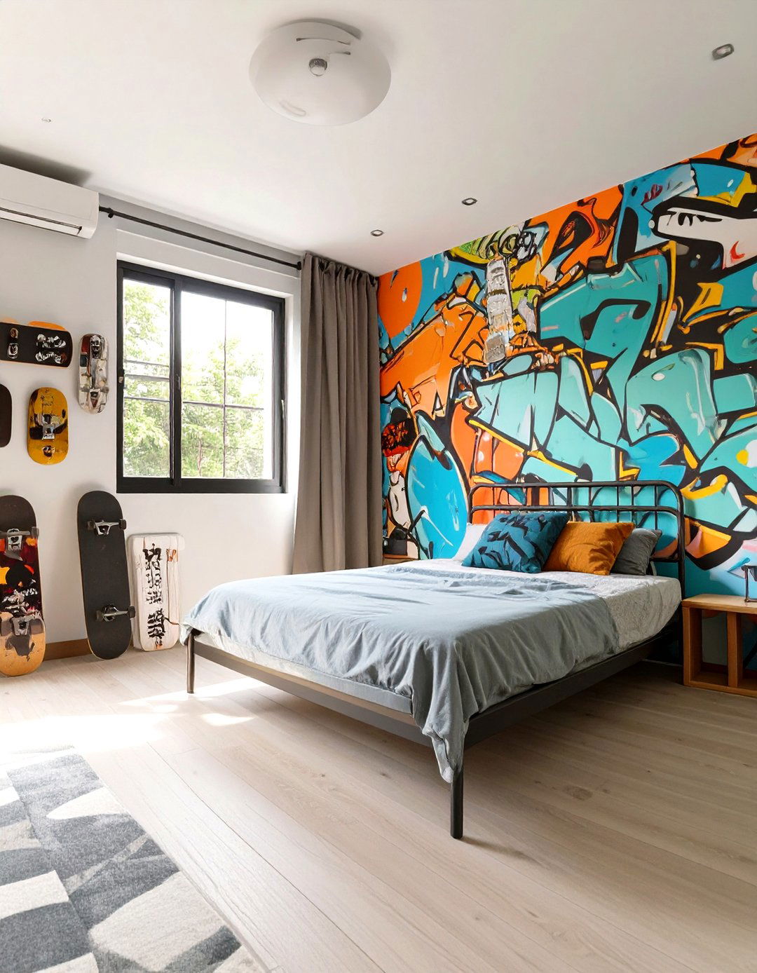 The Skater Park Hangout Bedroom - 30 boy bedroom ideas