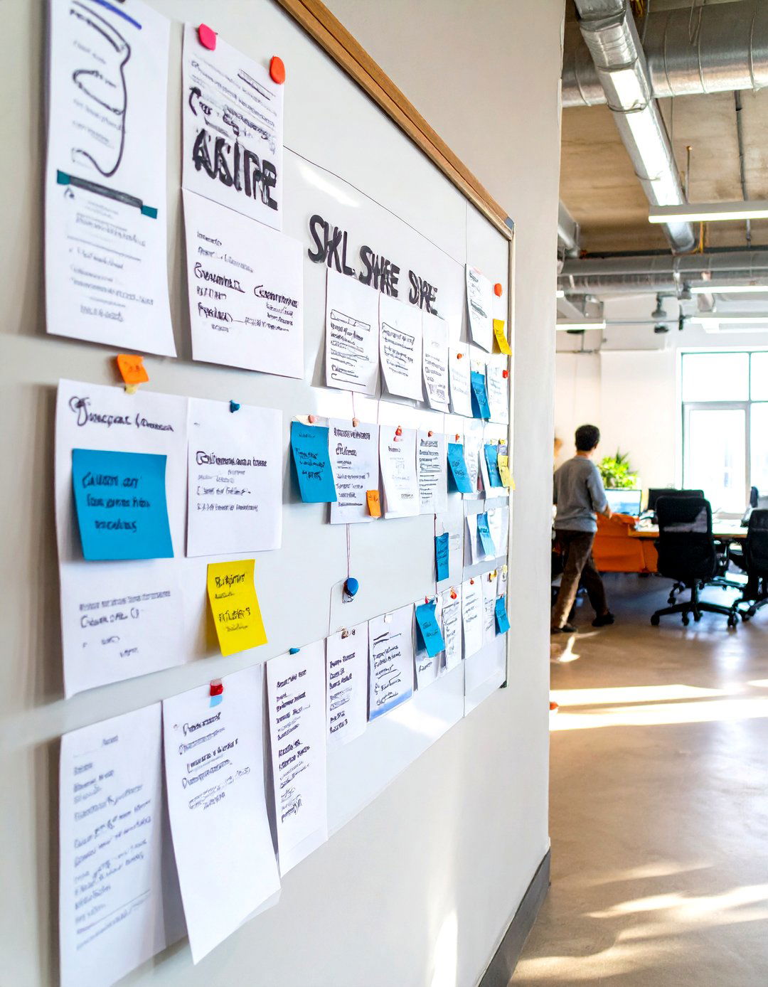 The Skill Share Connection Board - 30 office bulletin board ideas