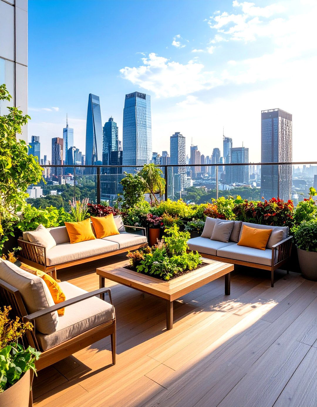 The Sky Terrace Edible Garden - 30 futuristic interior design ideas