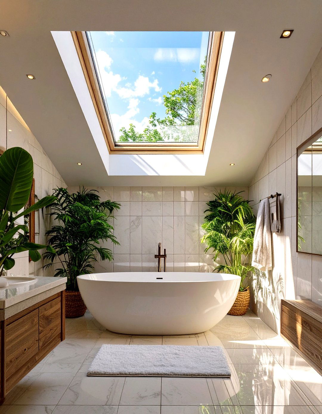 The Skylight Bathroom - 30 luxury bathroom ideas