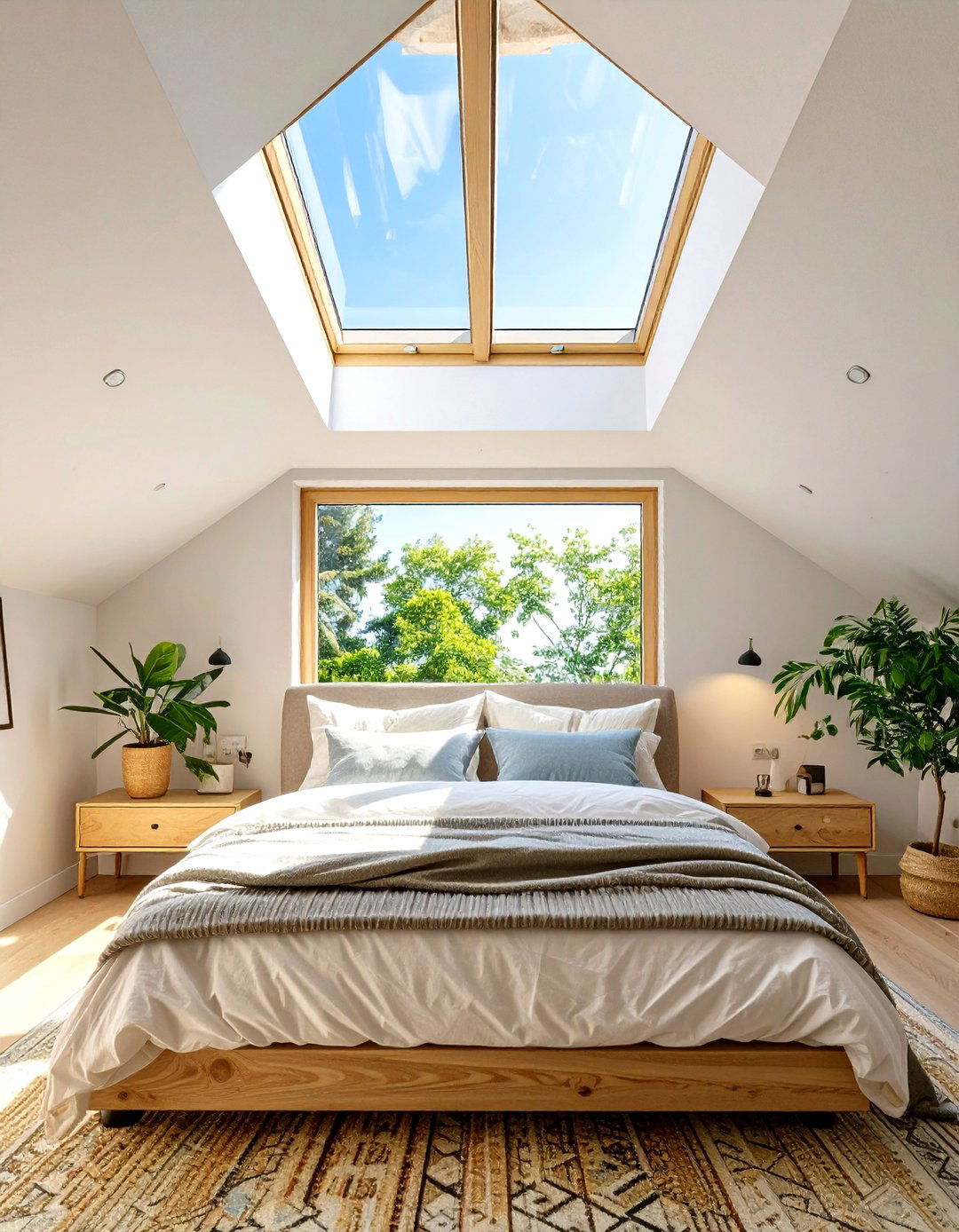 The Skylight Sanctuary Bedroom - 30 cabin bedroom ideas