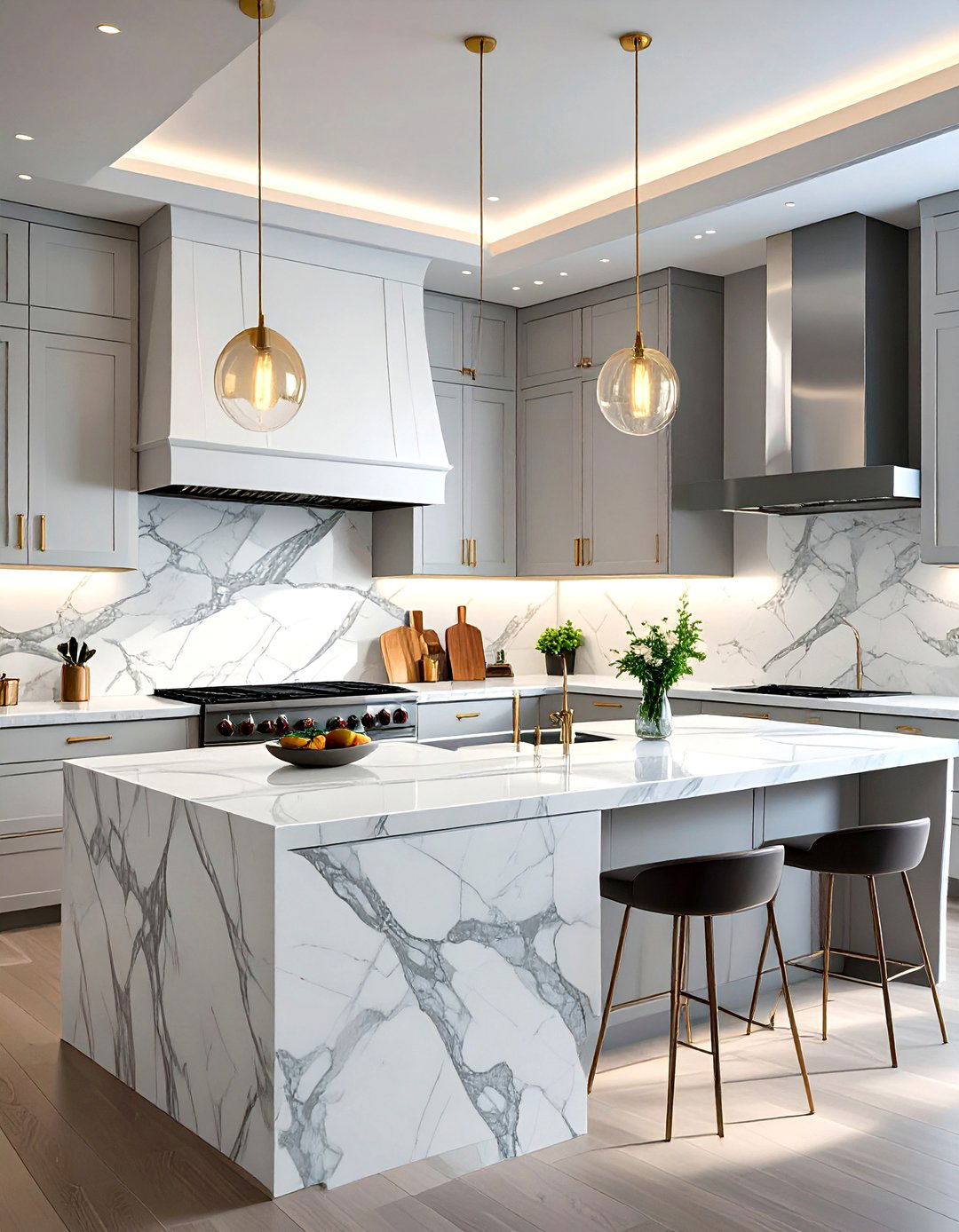 The Slab Backsplash Kitchen - 30 new kitchen designs