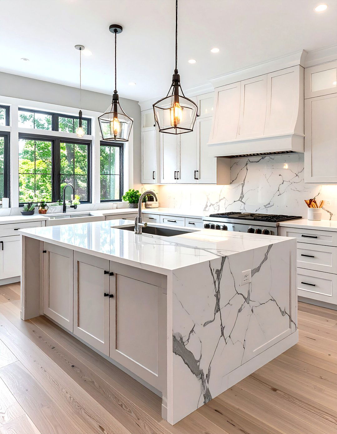 The Slab Splashback Kitchen - 30 kitchen trends 2023 2025