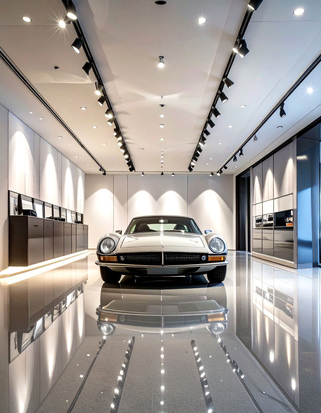The Sleek Automotive Showroom - 30 garage addition ideas