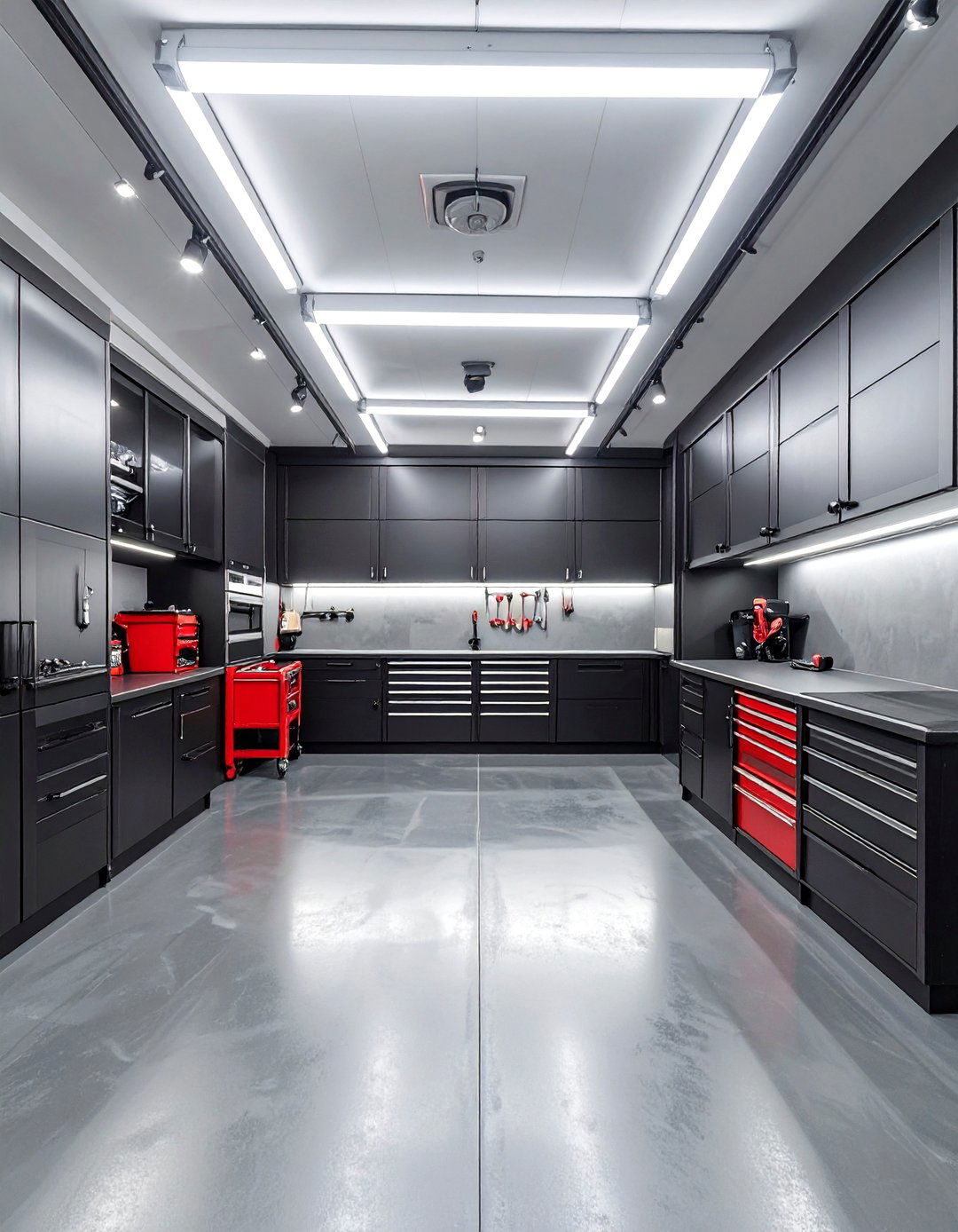 The Sleek Black and Gray Garage Decor - 30 garage decor ideas
