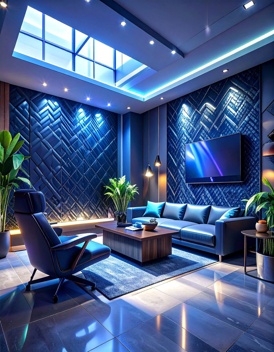 The Sleek Carbon Fiber Wall - 30 man cave wall ideas