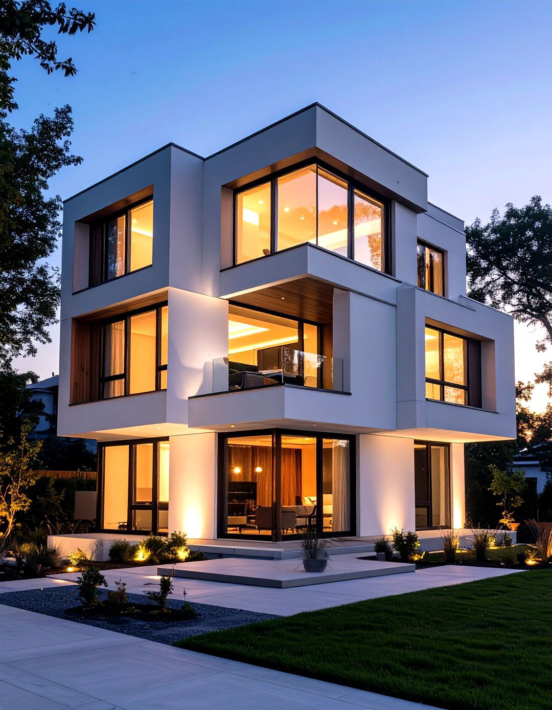 The Sleek Contemporary Box House - 30 house design plans ideas