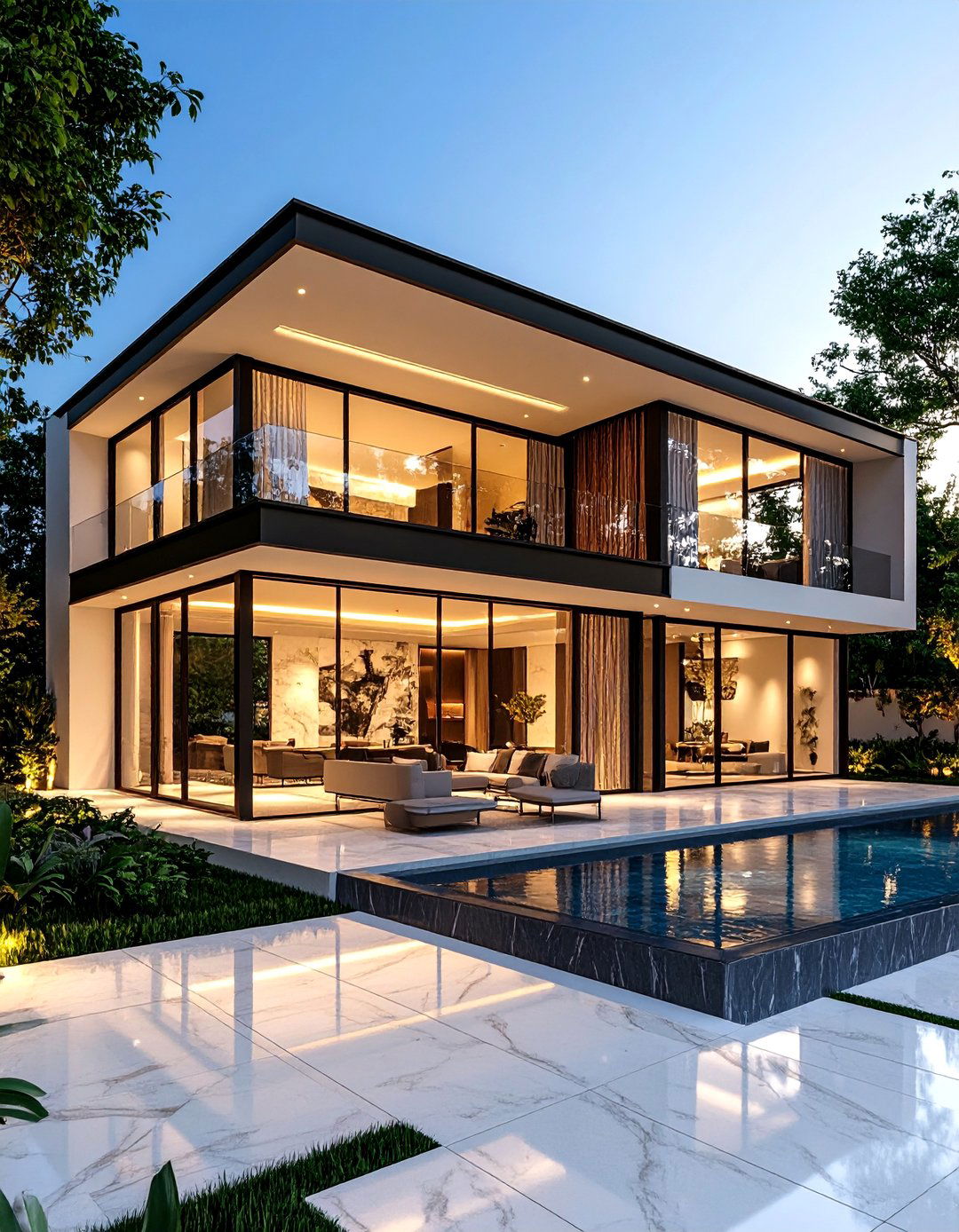The Sleek Contemporary Villa - 30 3d house design free ideas