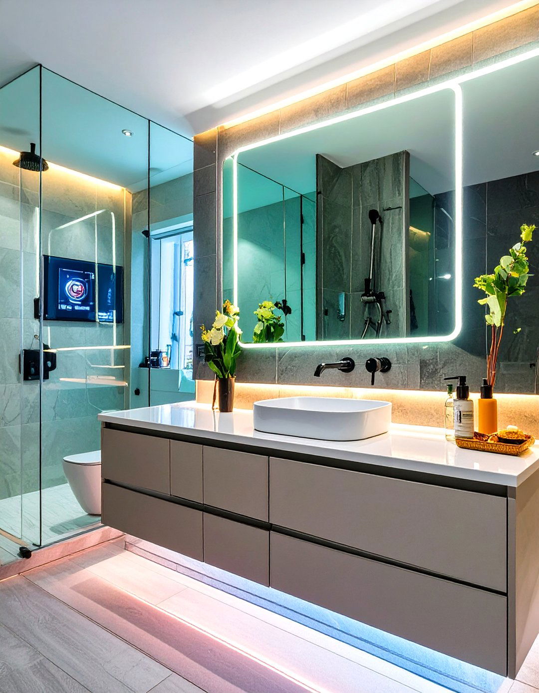The Sleek High Tech Bathroom - 30 design my bathroom ideas