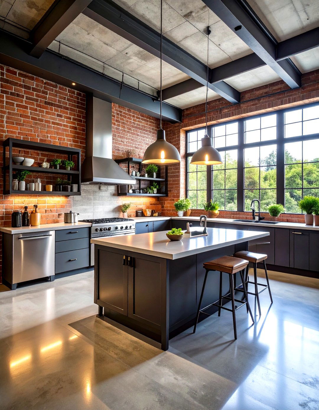The Sleek Industrial Kitchen - 30 interior design for kitchens ideas