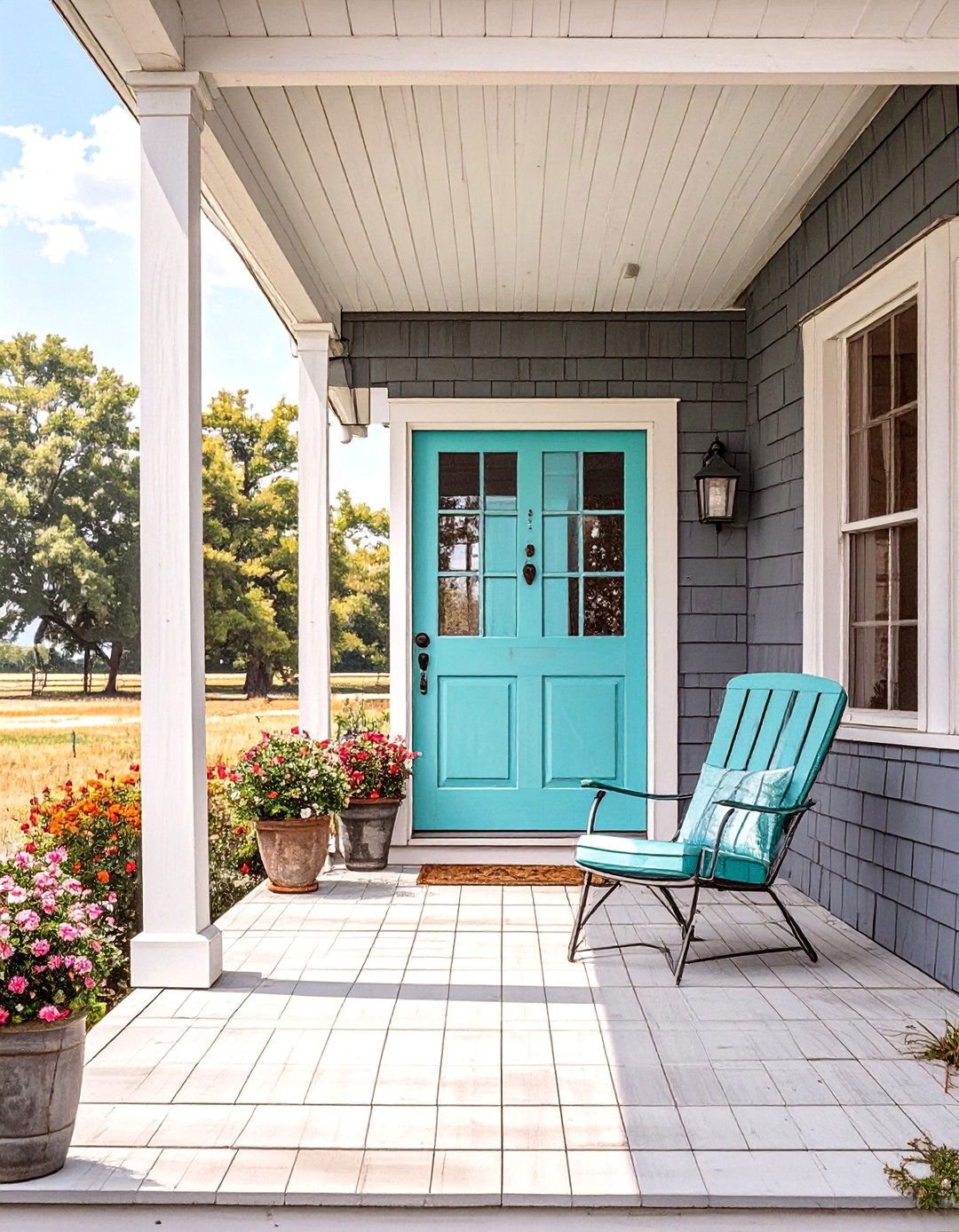 The Sleek Mid Century Modern Revival - 30 front porch ideas for ranch style homes before and after