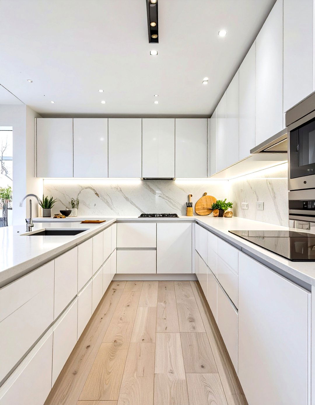 The Sleek Minimalist Kitchen - 30 custom kitchen design ideas