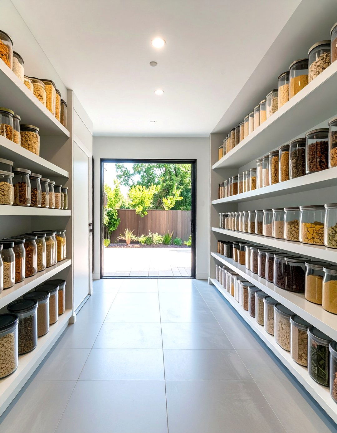 The Sleek Pantry Extension - 30 enclosed breezeway ideas from garage to house