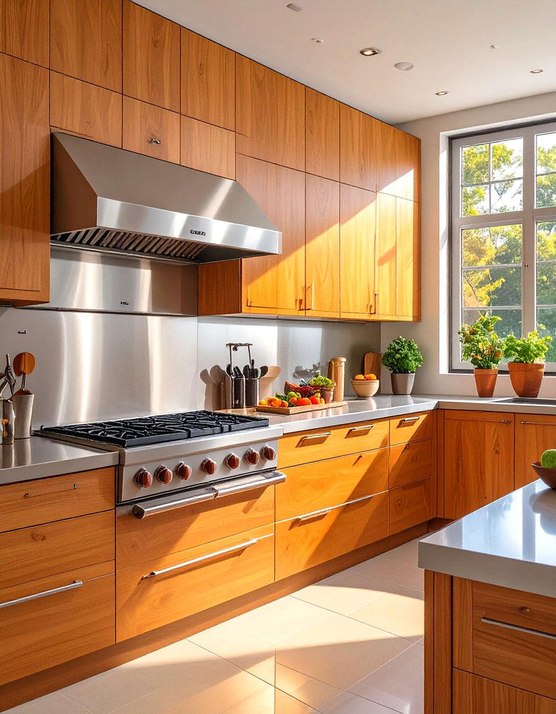 The Sleek Stainless Steel Sheet Kitchen - 30 backsplash ideas for kitchen