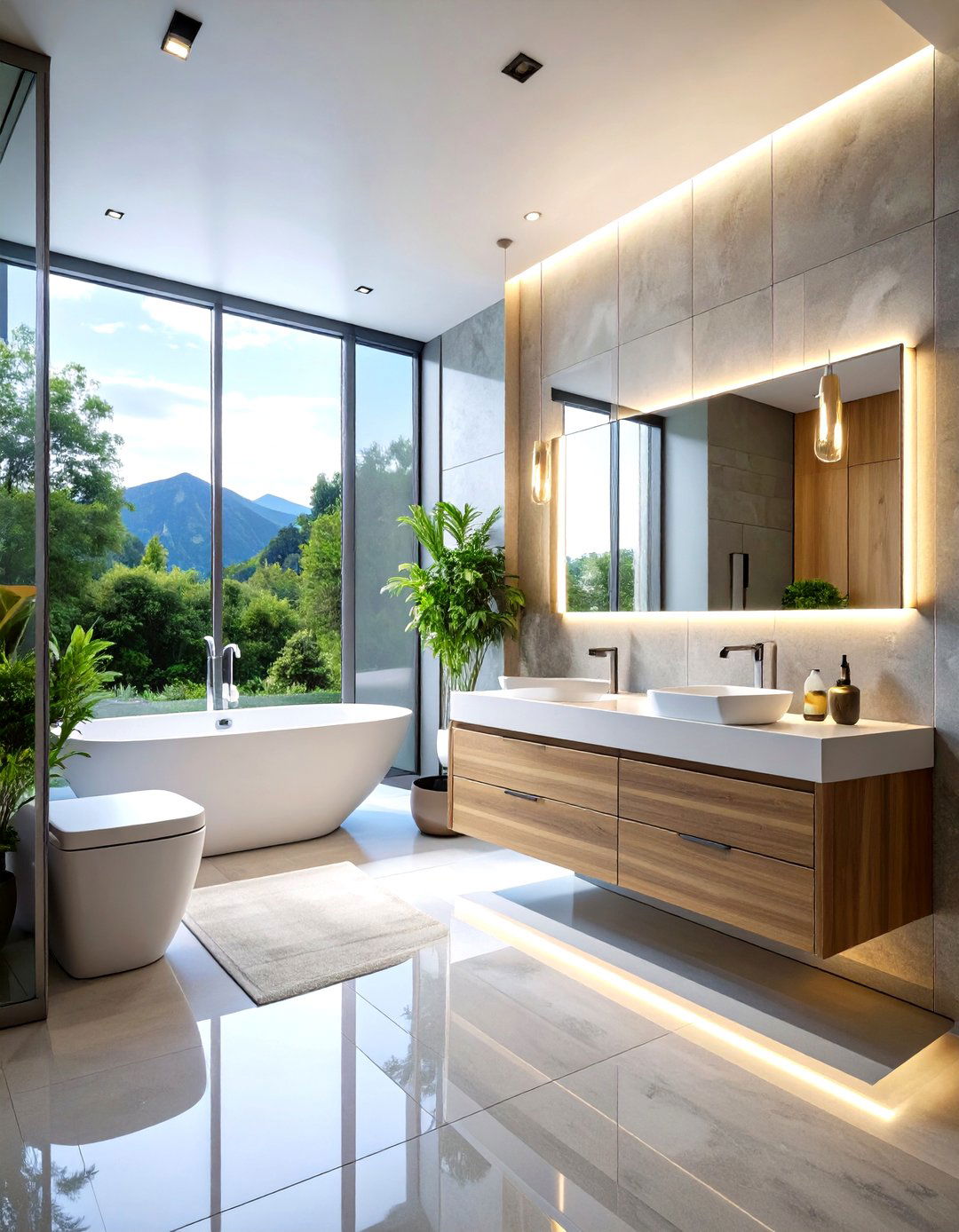 The Sleek Tech Integrated Bathroom - 30 elegant bathroom ideas