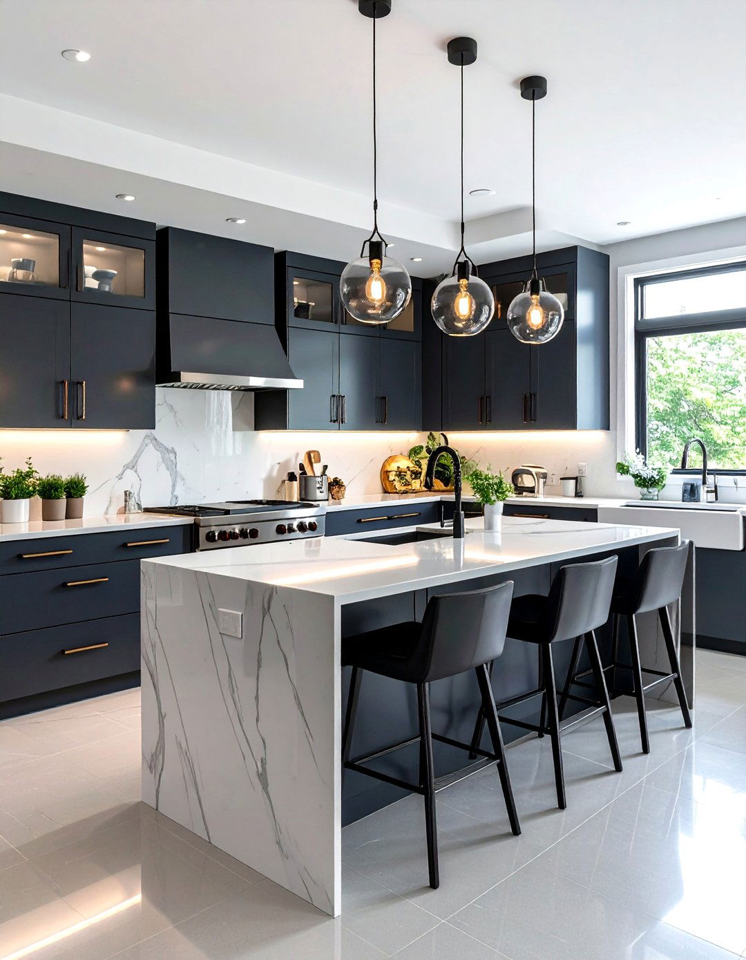 The Sleek Urban Kitchen - 30 3d kitchen design ideas
