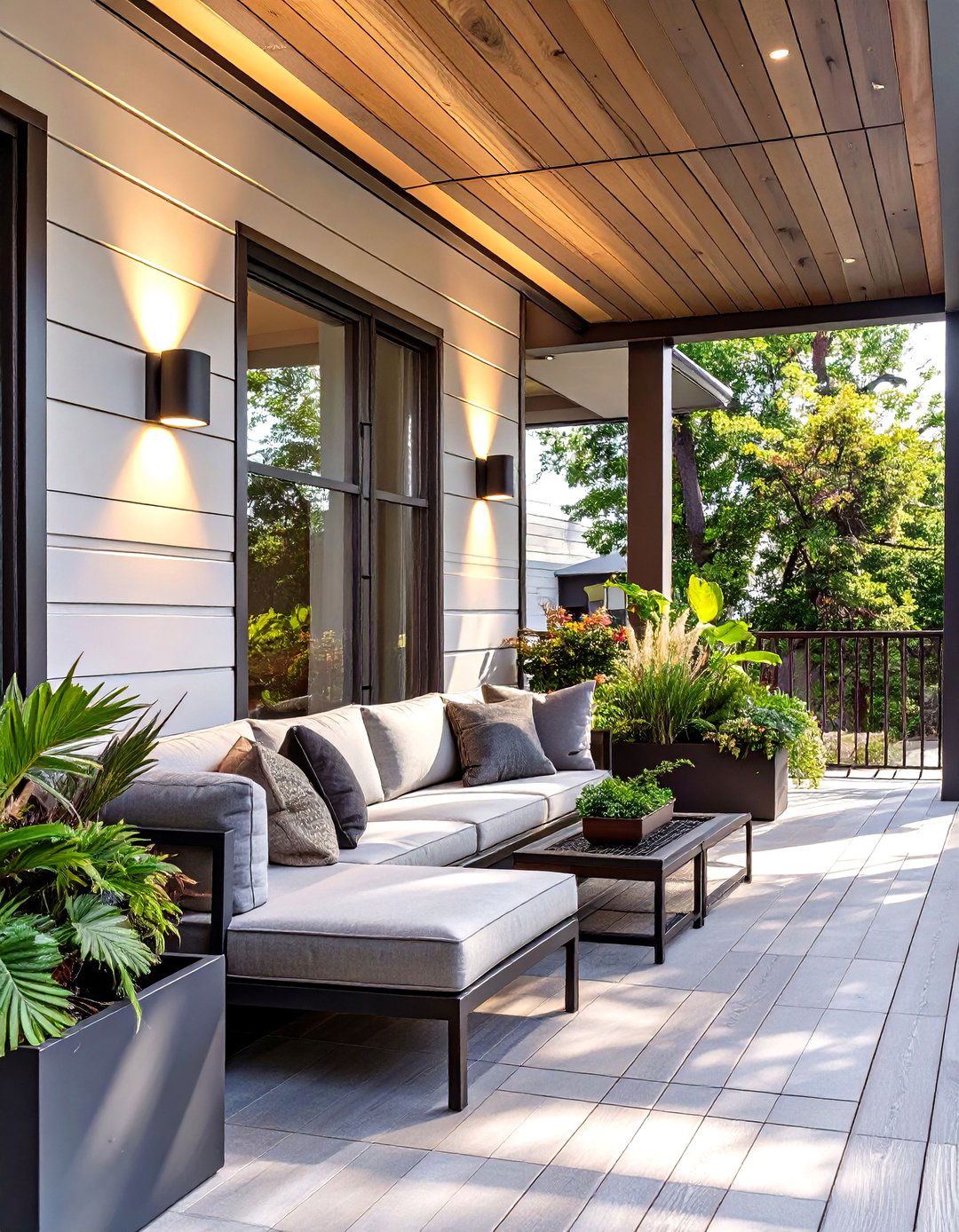 30 Long Front Porch Decorating Ideas for Your Home - We Love Home Blog