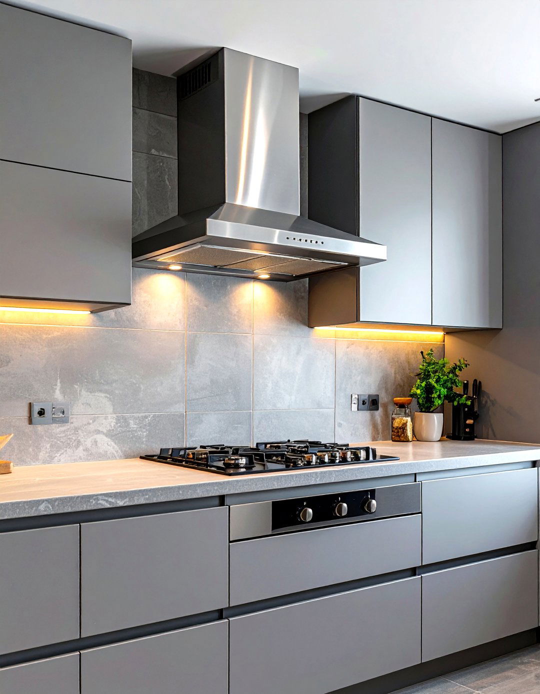 The Sleek Wall Mounted Chimney Kitchen Hood - 30 kitchen range hood ideas