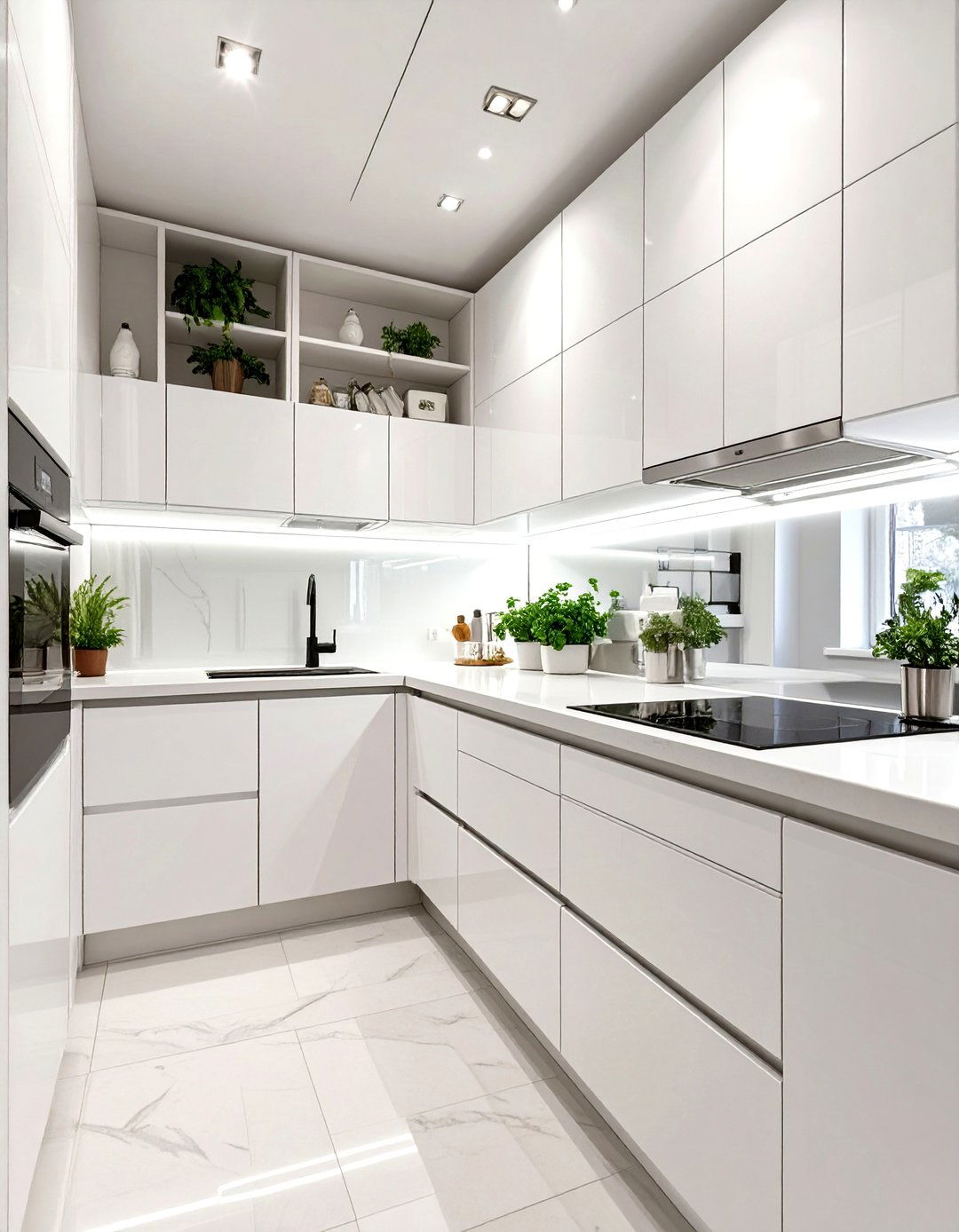 The Small All White Kitchen - 30 all white kitchen ideas