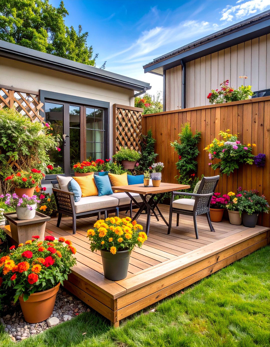 The Small Space Balcony Deck Extension - 30 backyard deck ideas on a budget