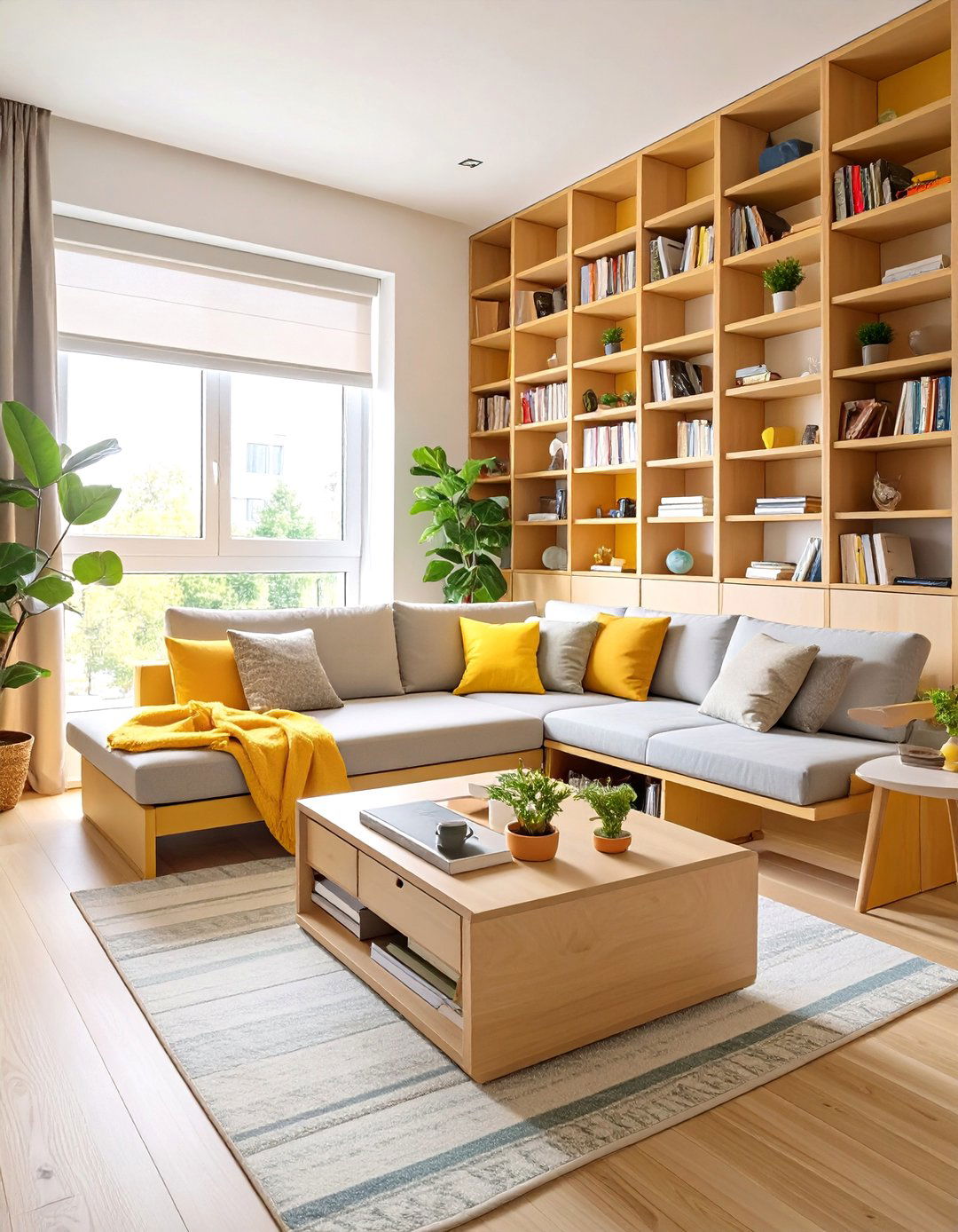 The Small Space Multifunctional Living Room - 30 apartment therapy living room ideas