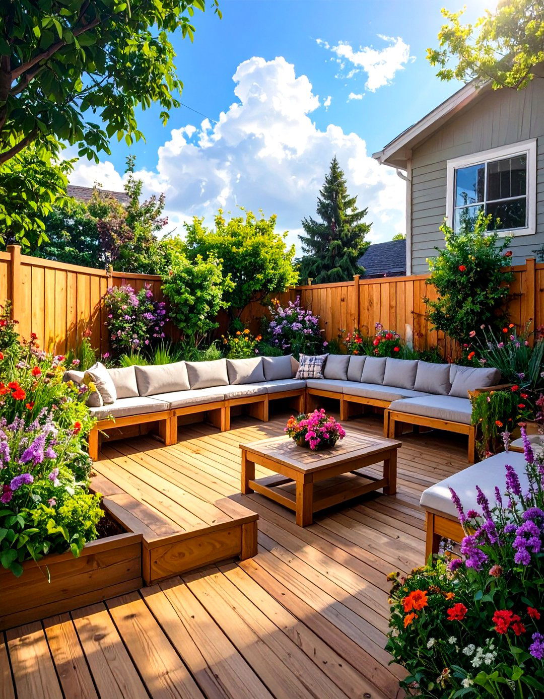 The Small Space Solution Backyard Deck - 30 deck ideas for backyard
