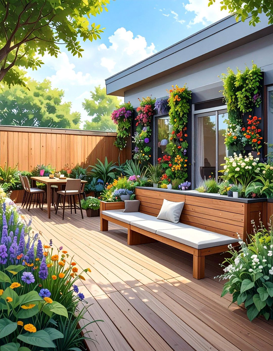The Small Space Solution Deck - 30 deck designs