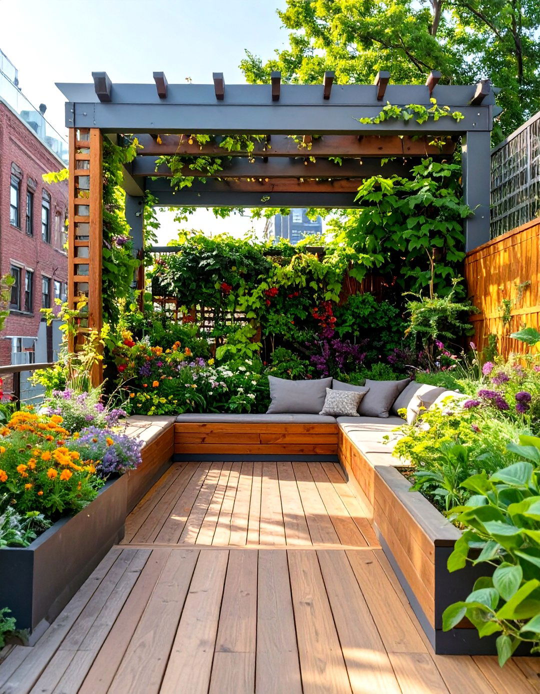 The Small Space Urban Garden Deck Design Software - 30 deck design software ideas
