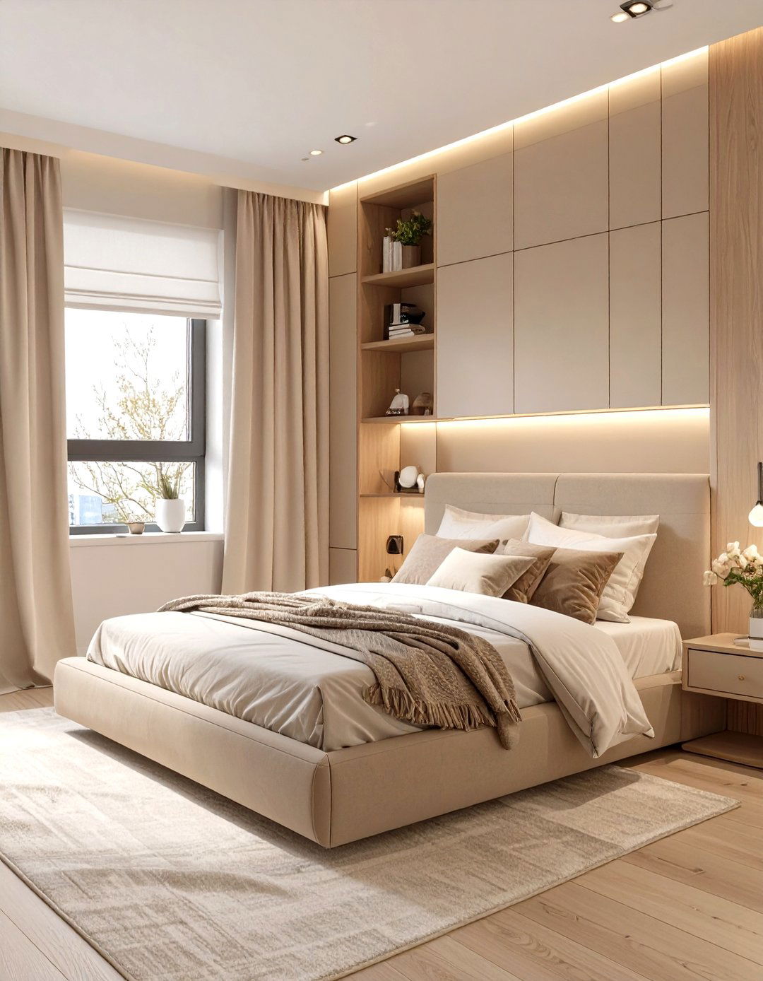The Small and Cozy Beige Bedroom - 30 modern beige bedroom ideas