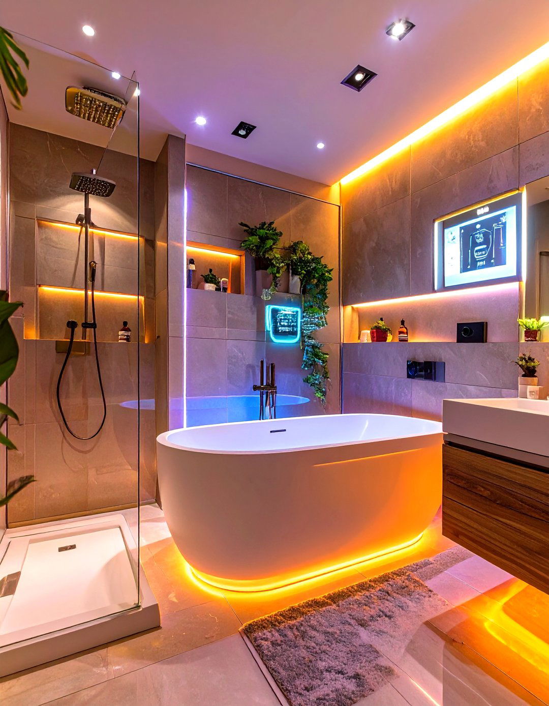 The Smart Bathroom Integration - 30 bathtub shower combo ideas for small bathrooms