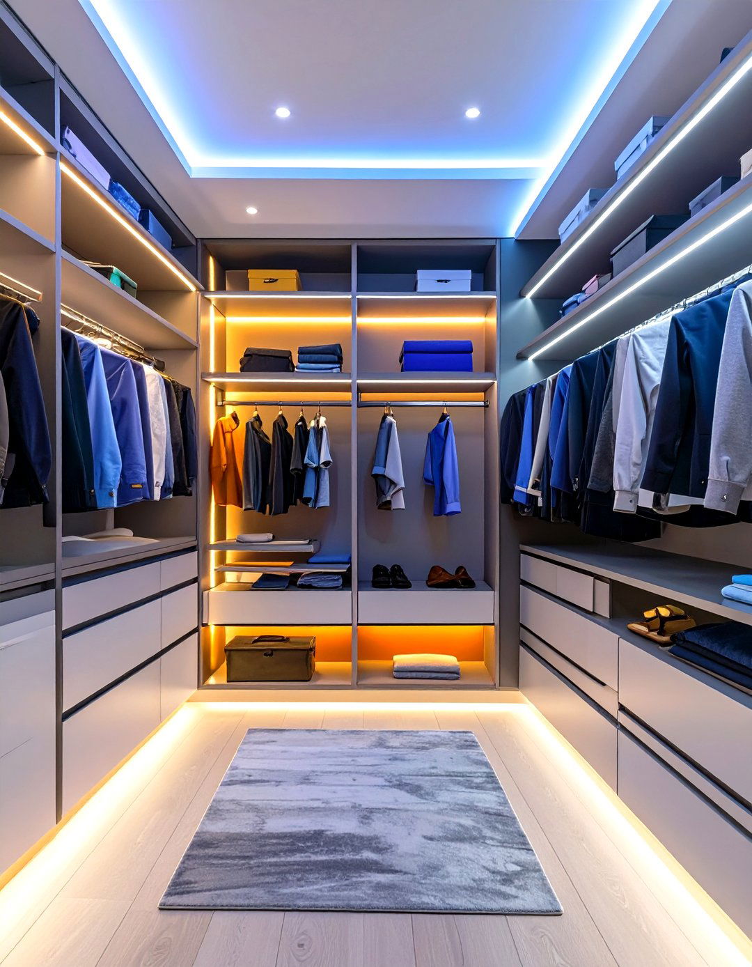 The Smart Closet with Automated Features - 30 closet ideas for small spaces