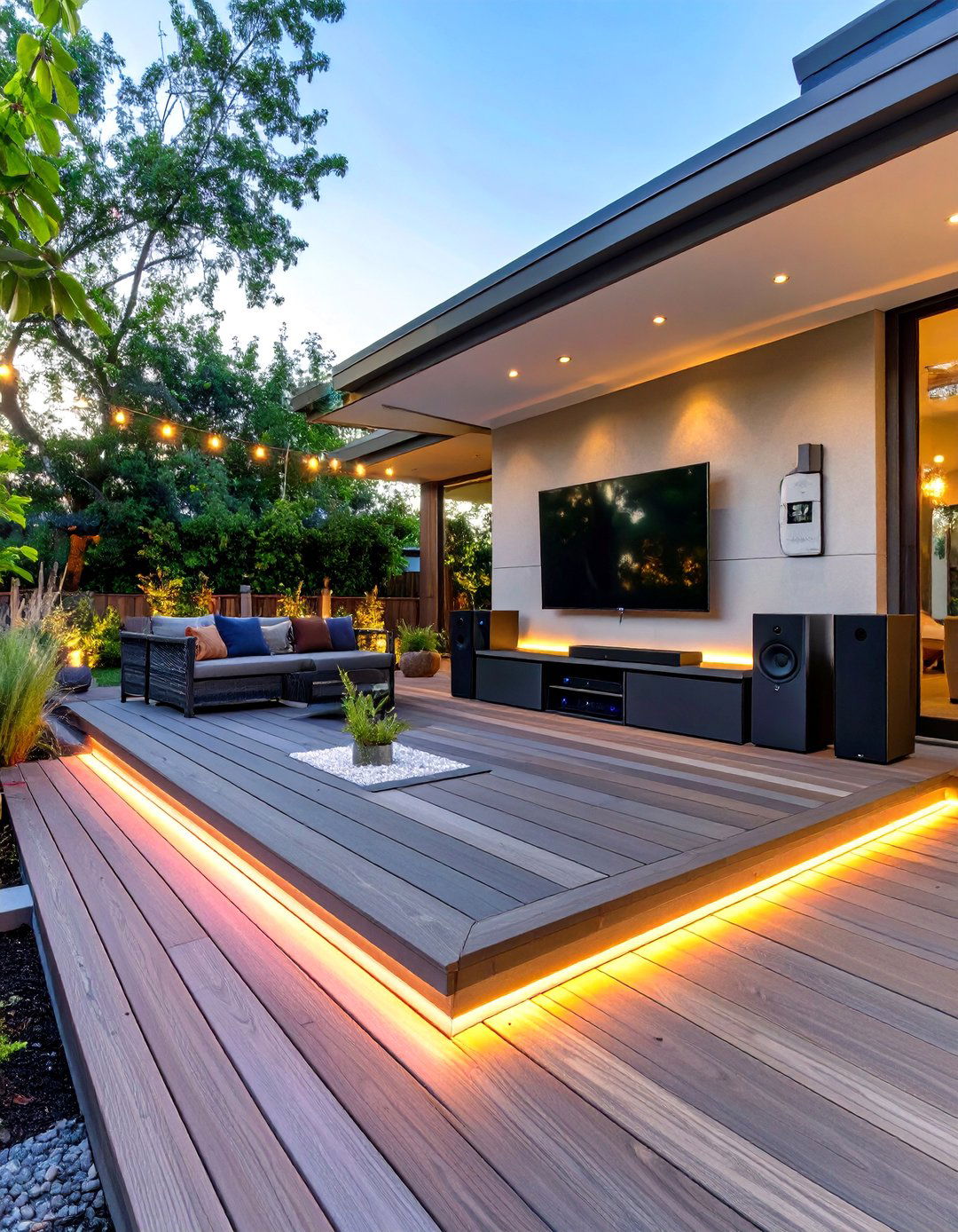 The Smart Deck for Tech Lovers - 30 deck decorating ideas