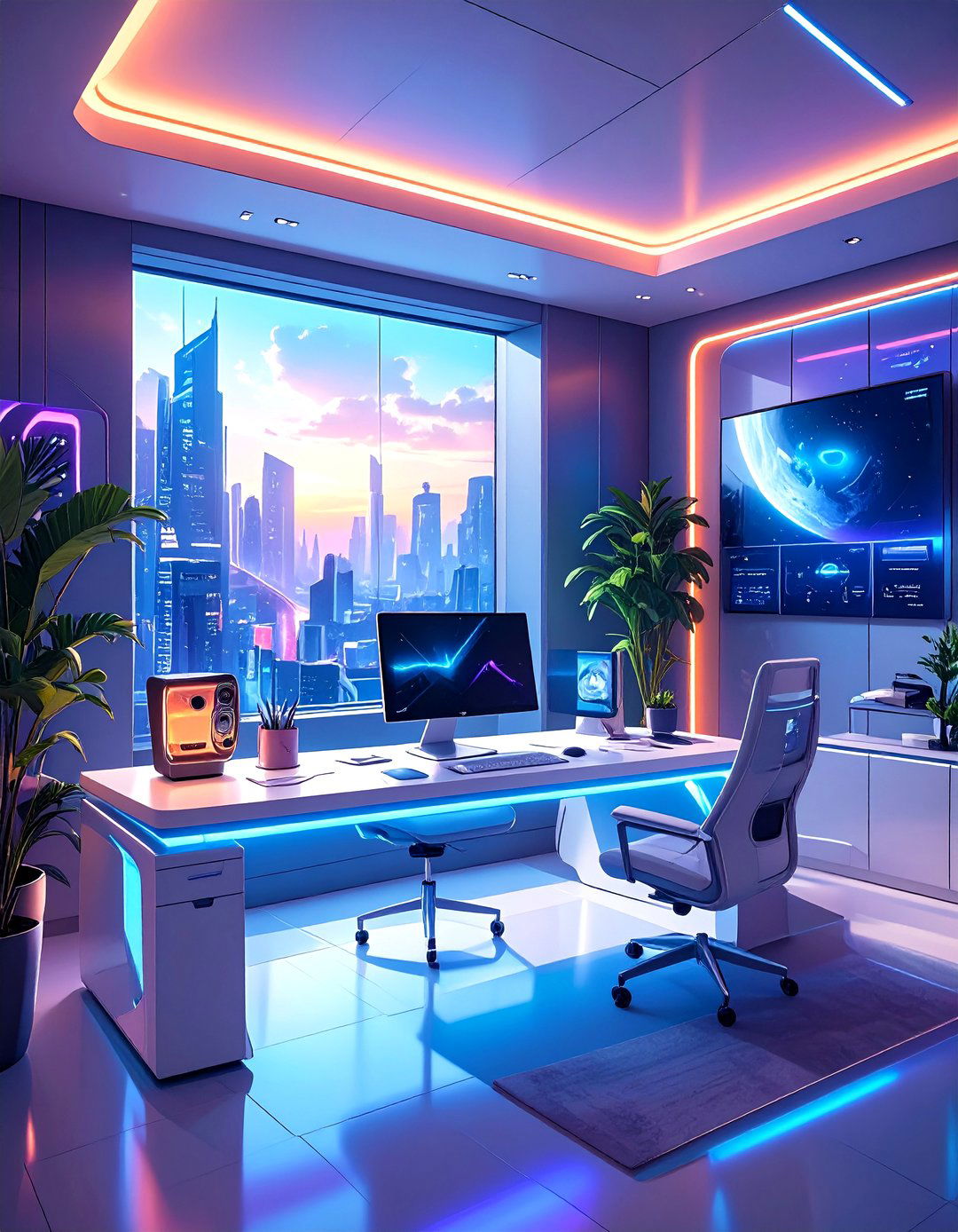 The Smart Desk Ecosystem - 30 office desk organization ideas