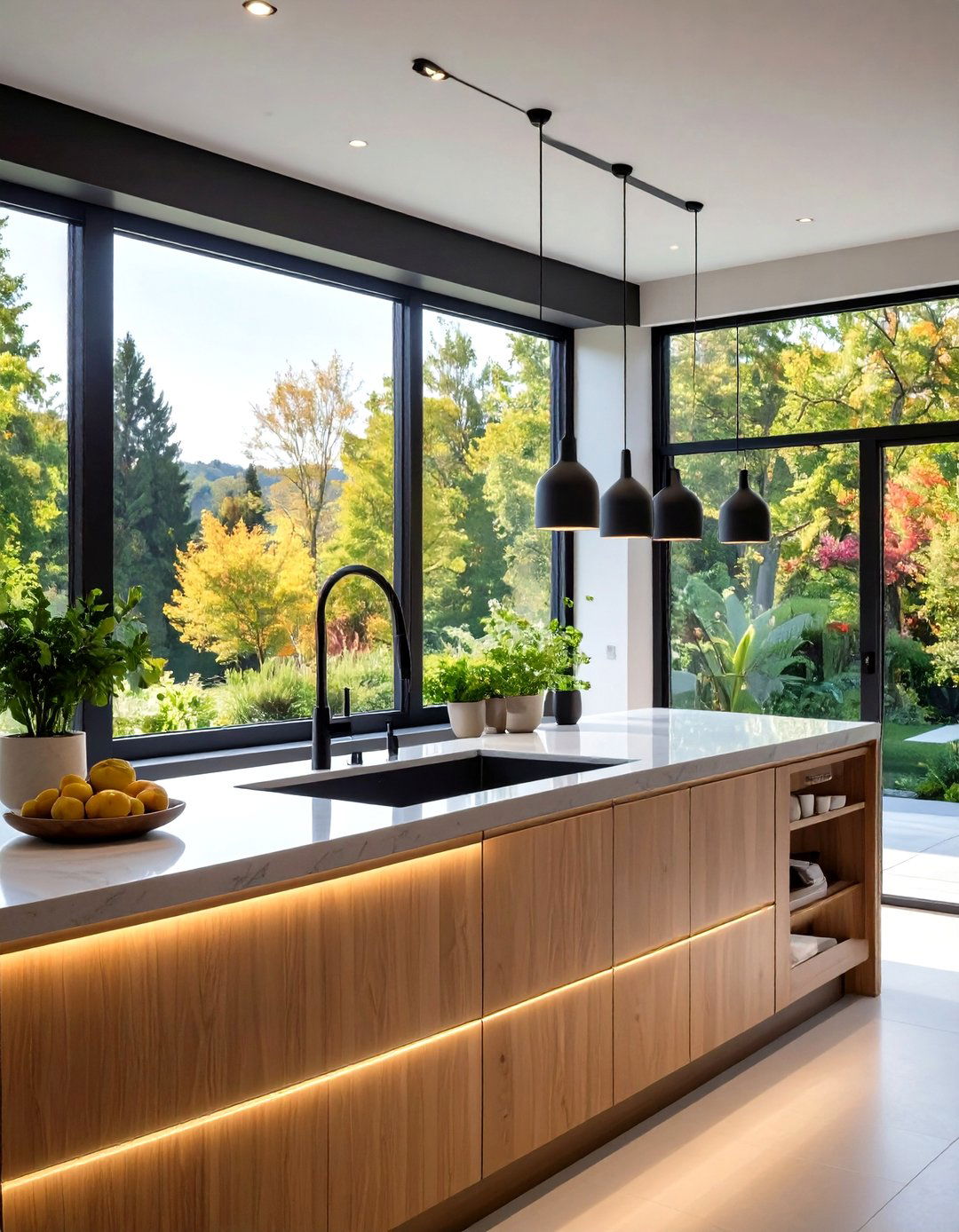 The Smart Glass Kitchen Window - 30 kitchen window ideas over sink