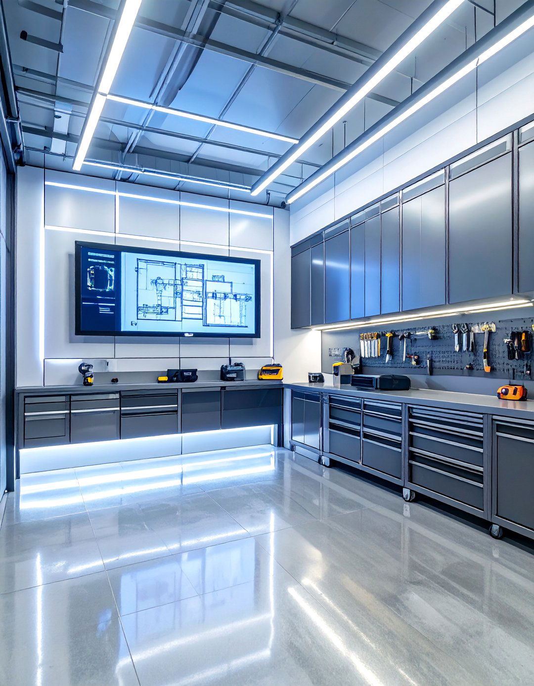 The Smart High Tech Garage Shop - 30 garage shop ideas