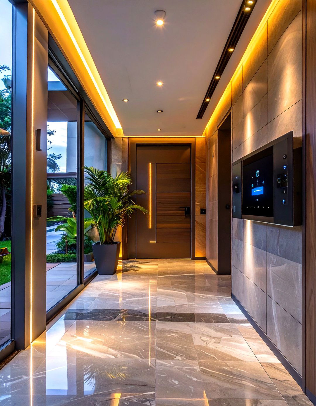 The Smart Home Tech Entry - 30 home entryway ideas