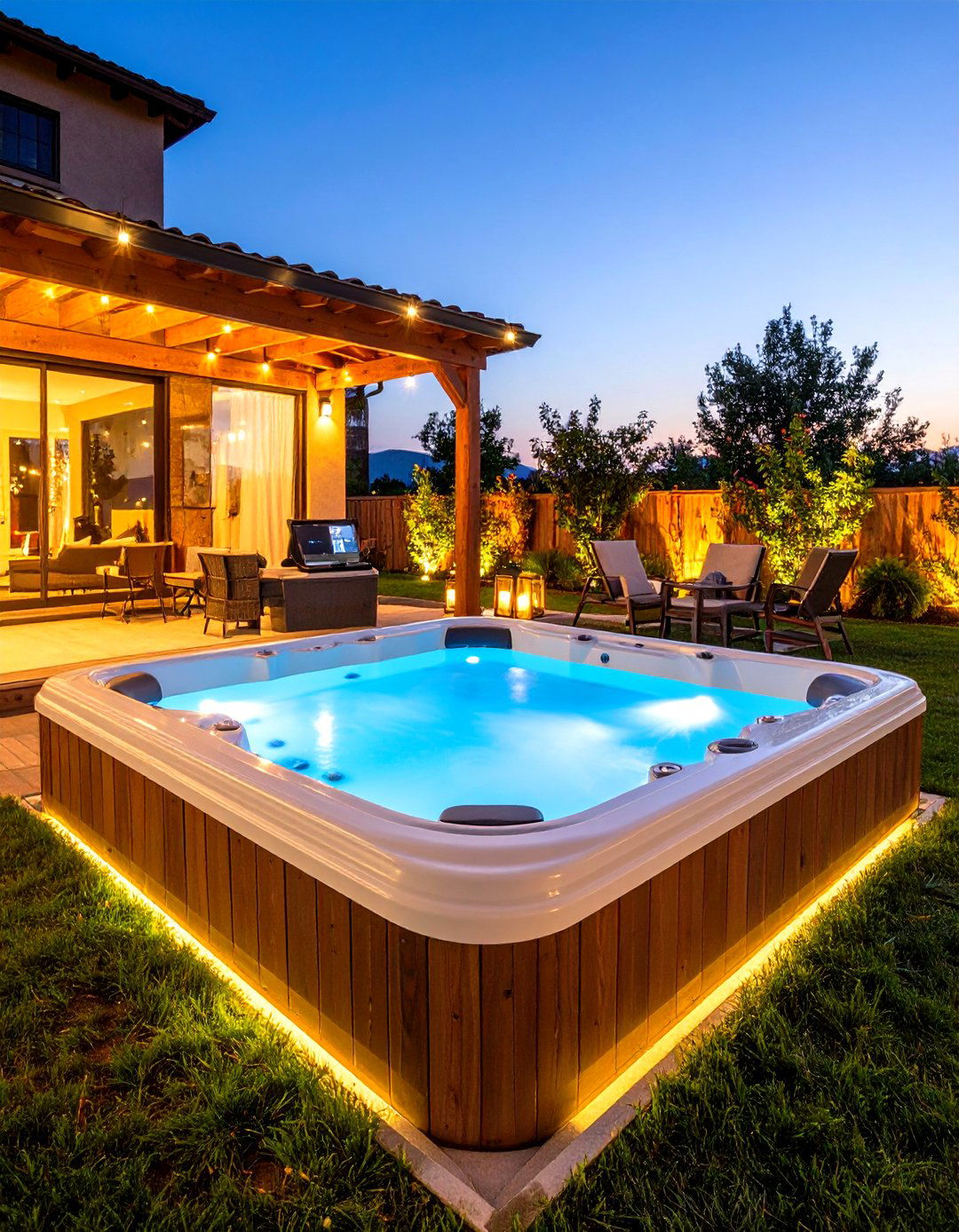 The Smart Hot Tub Patio - 30 hot tub patio ideas