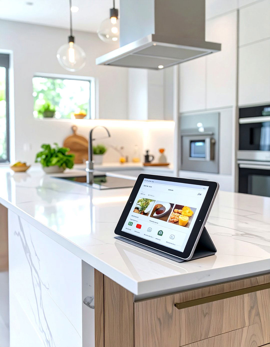 The Smart Kitchen Island Technology Hub - 30 modern kitchen island ideas