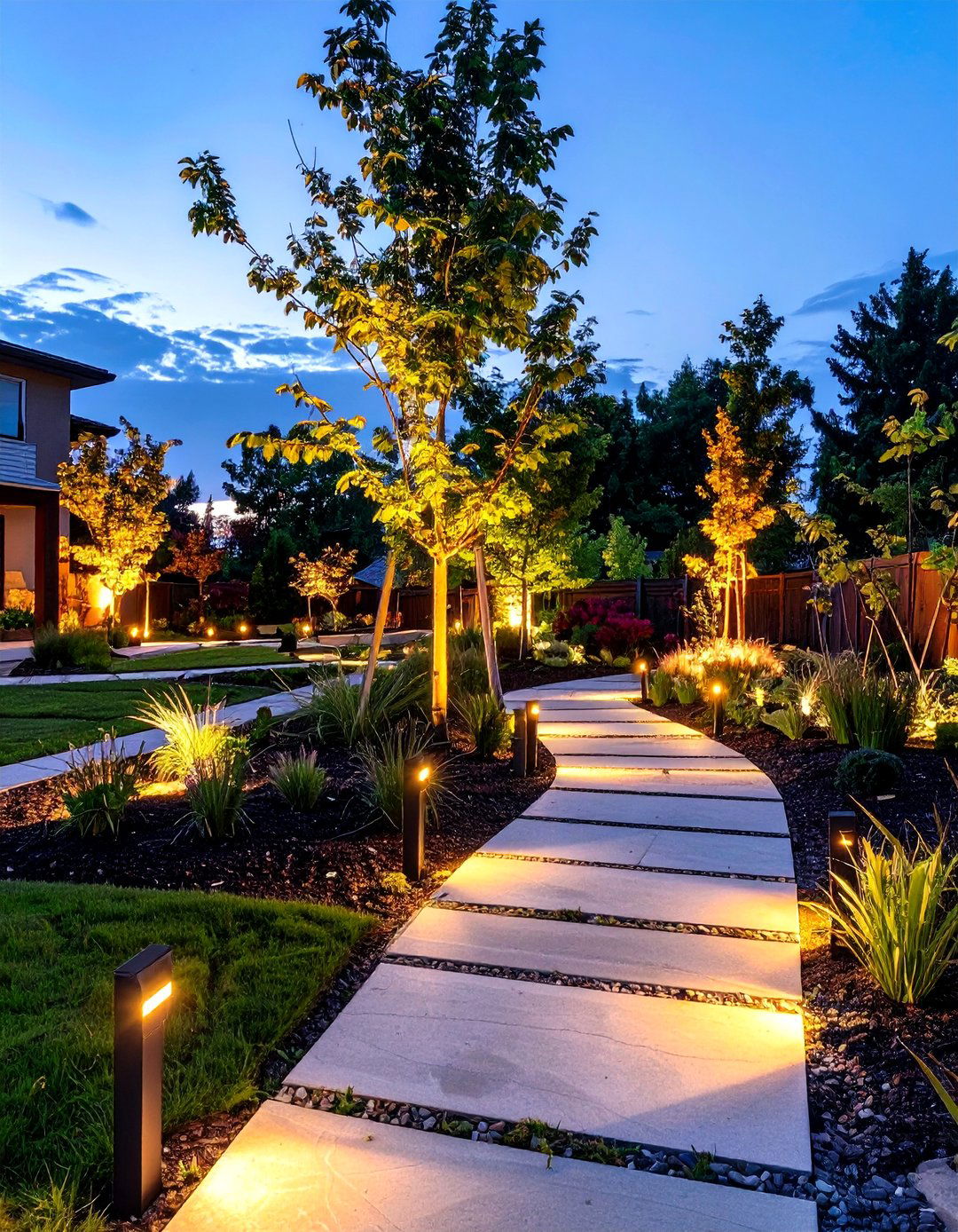 The Smart Outdoor Lighting Landscape - 30 ai sustainable landscape design ideas