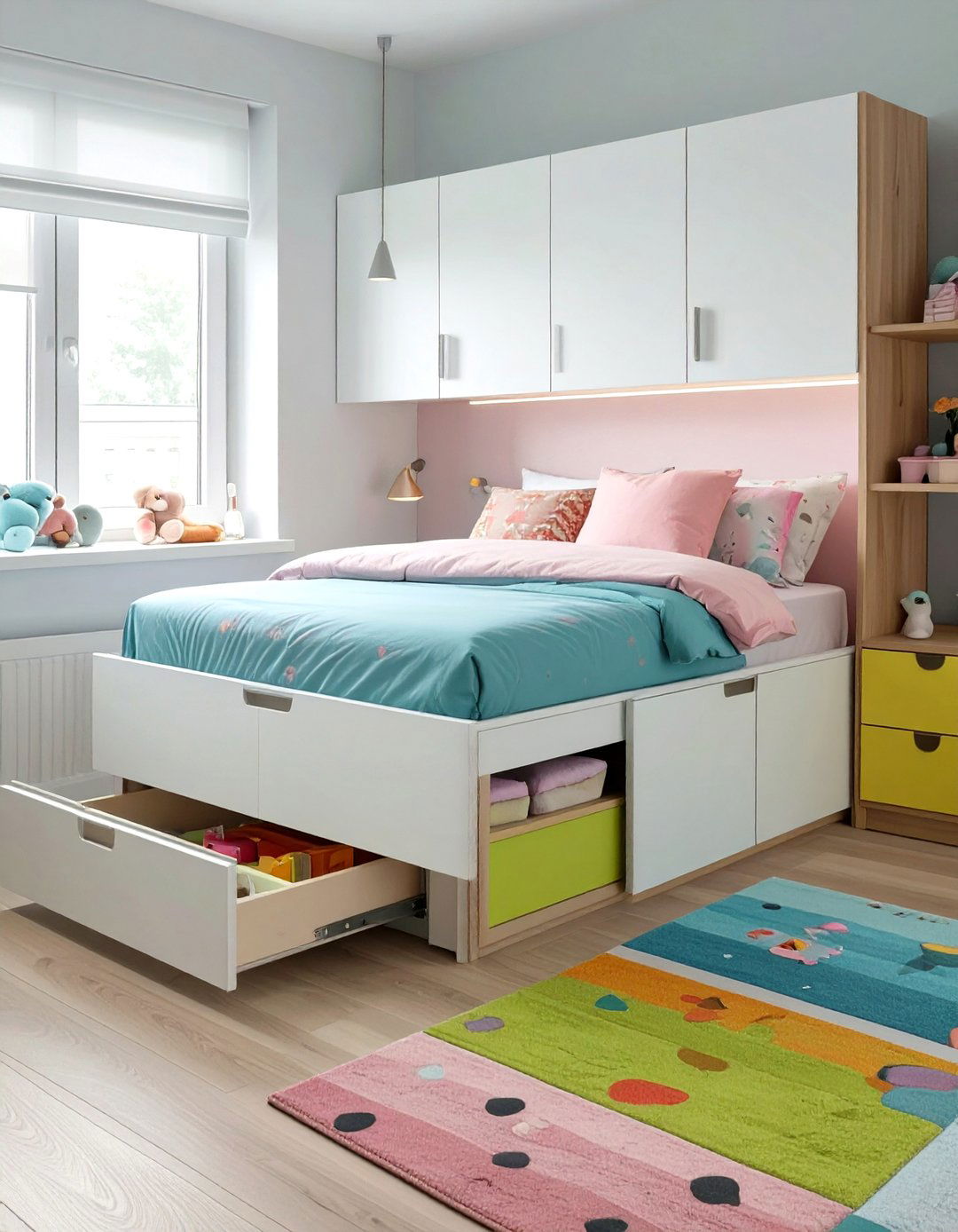 The Smart Storage Bed Bedroom - 30 girl bedroom ideas for small rooms