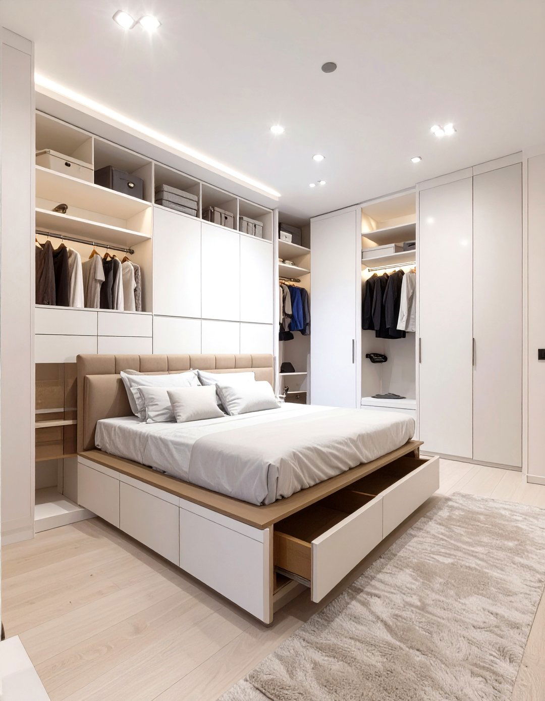 The Smart Storage Bedroom - 30 masculine bedroom ideas