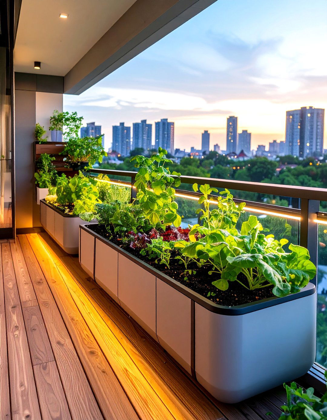 The Smart Tech Balcony Garden - 30 ai balcony garden design ideas