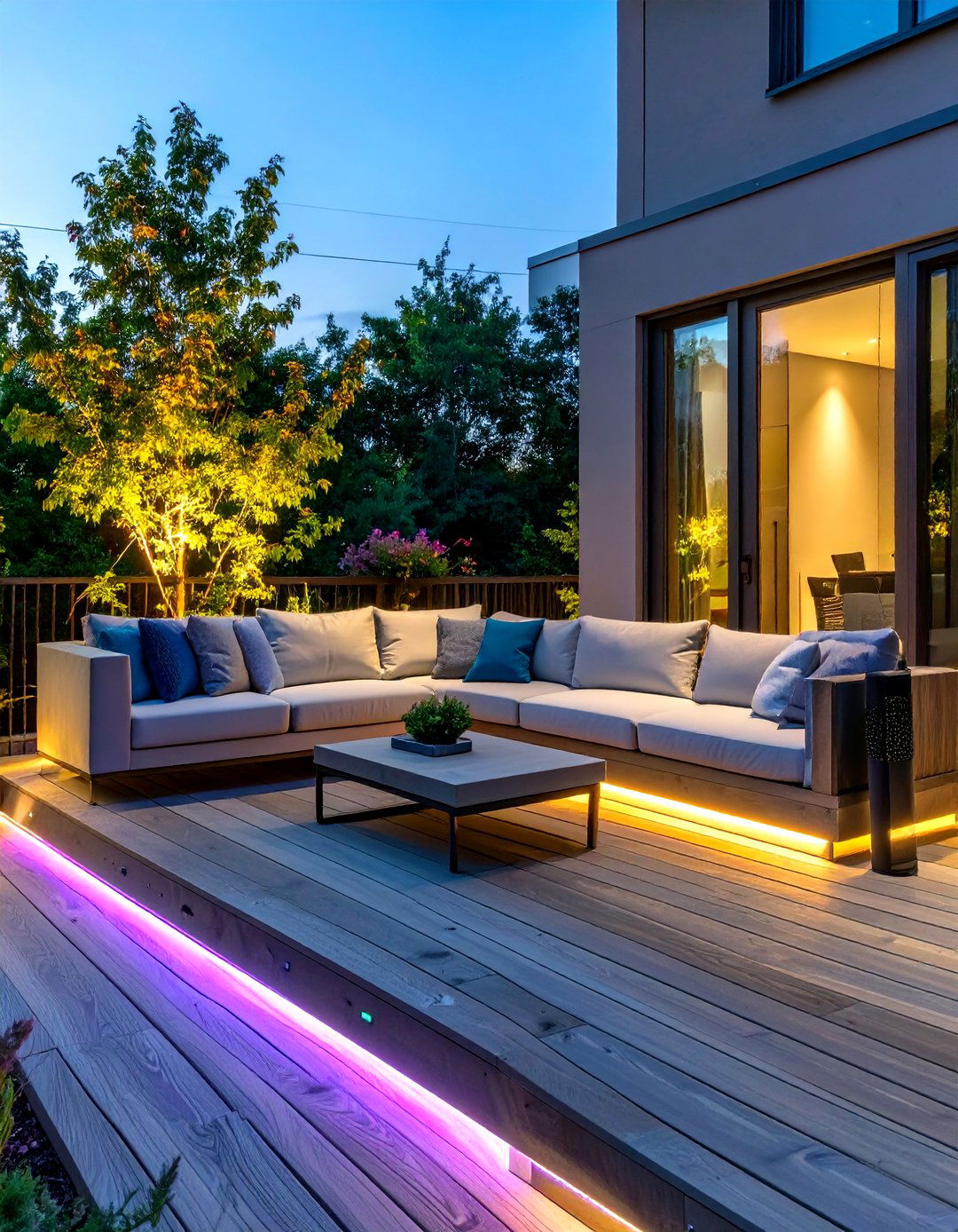 The Smart Tech Deck - 30 cozy small deck decorating ideas