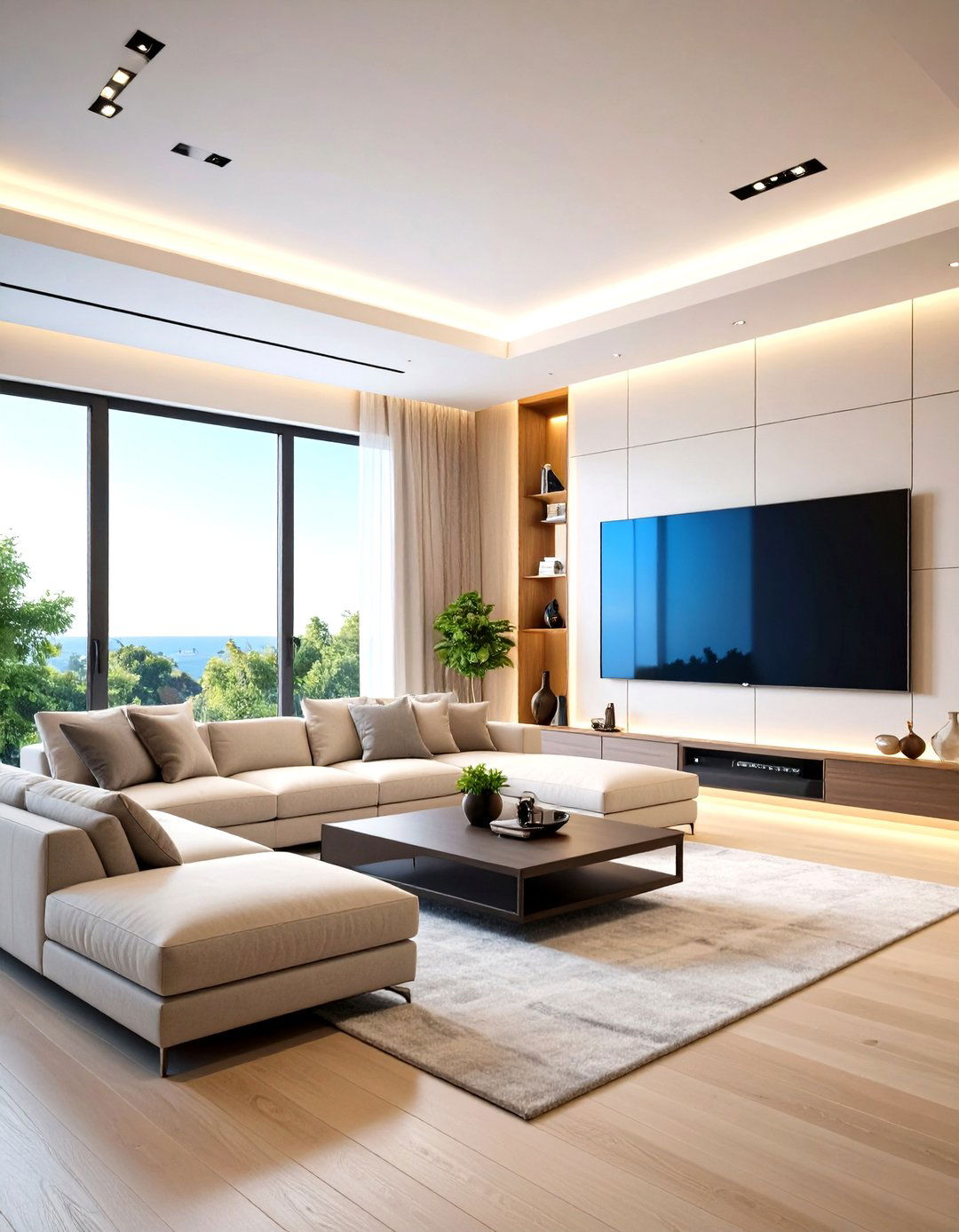 The Smart Tech Integrated Family Room - 30 family room furniture ideas