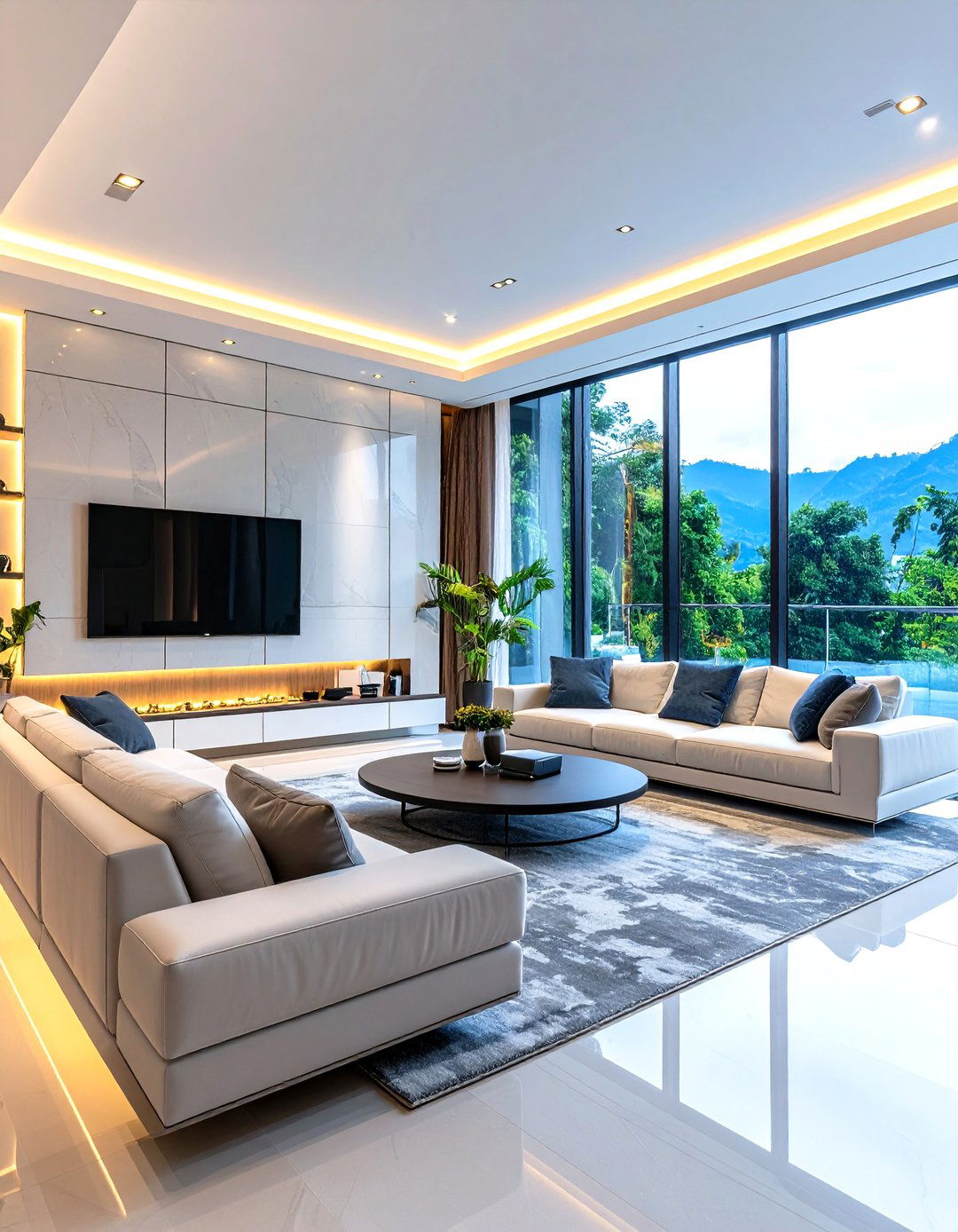 The Smart Tech Living Room - 30 living room picture ideas