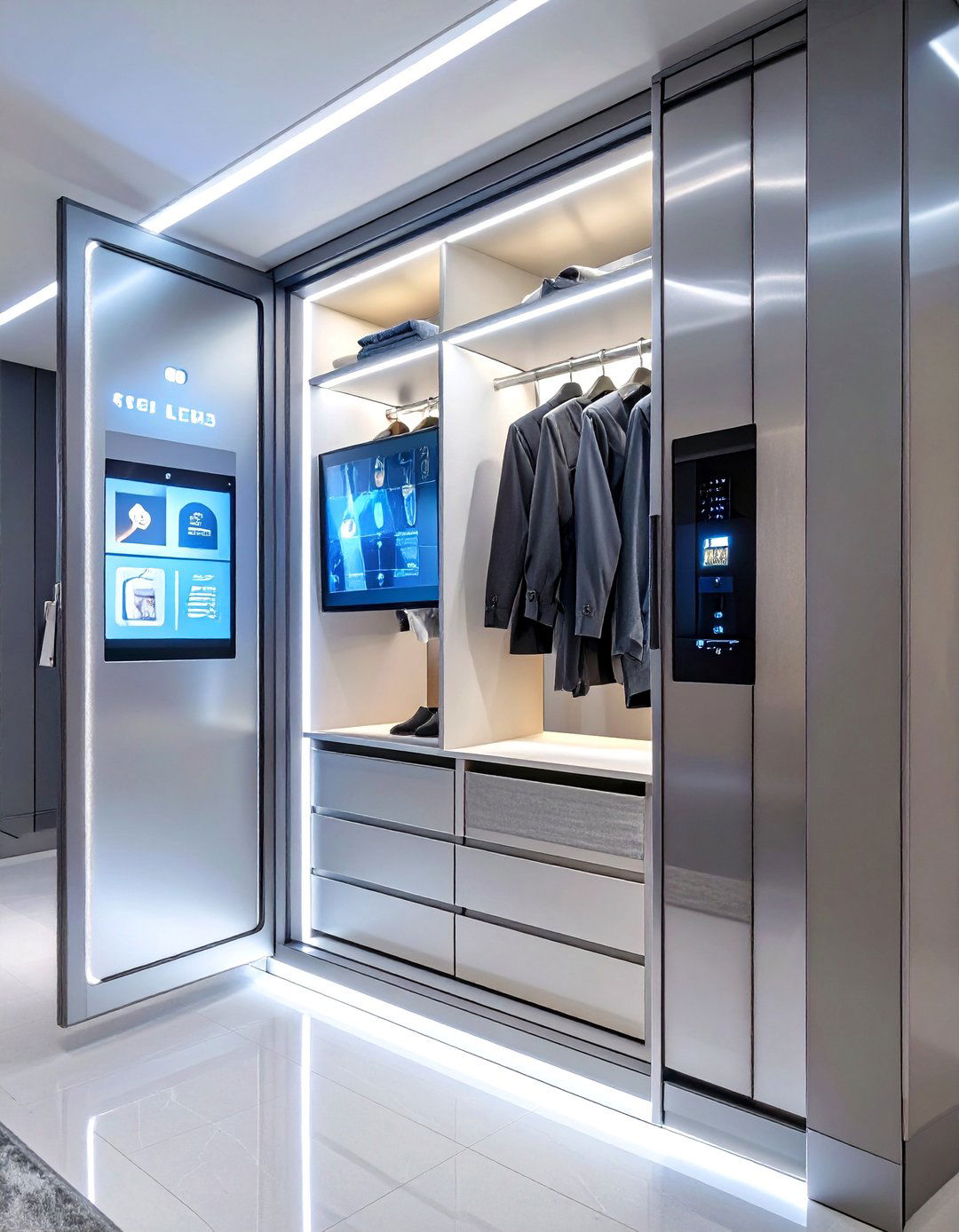 The Smart Tech Wardrobe - 30 built in wardrobe ideas