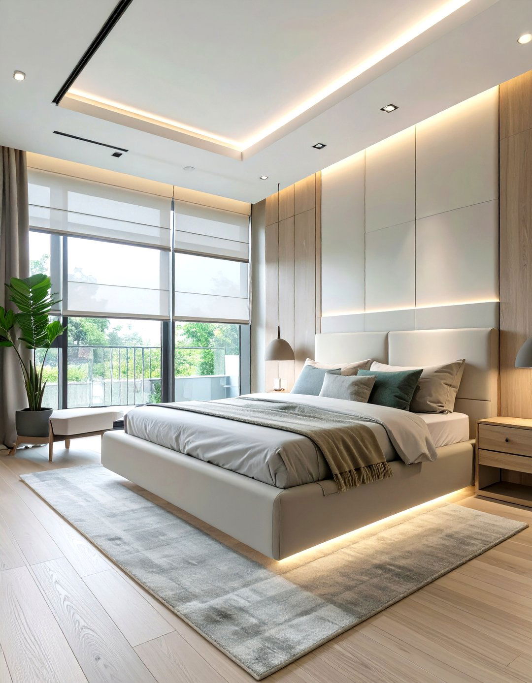The Smart Technology Bedroom - 30 neutral bedroom ideas